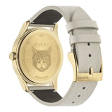 Gucci G Timeless Butterfly White Dial White Leather Strap Watch For Women - YA1264062 Buy Now By Gucci