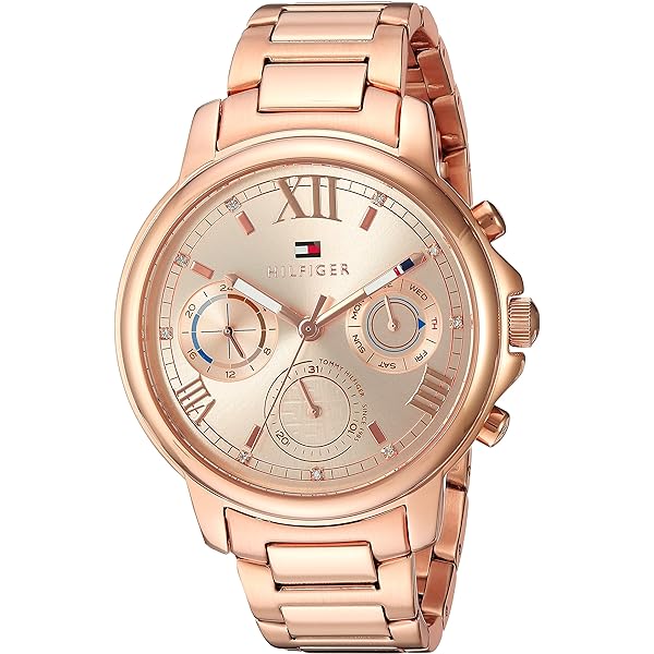 Tommy Hilfiger Claudia Rose Gold Dial Rose Gold Steel Strap Watch for Women - 1781743 Buy Now By Tommy Hilfiger