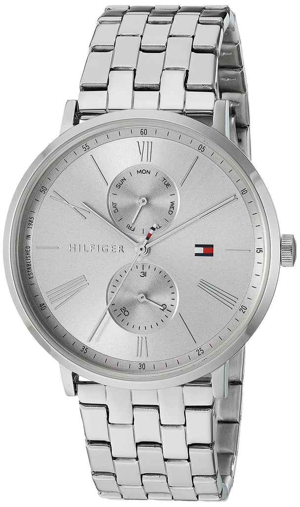 Tommy Hilfiger Jenna Quartz White Dial Silver Steel Strap Watch for Women - 1782068 Buy Now By Tommy Hilfiger