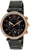Michael Kors Parker Diamonds Black Dial Black Steel Strap Watch for Women - MK5885 Buy Now By Michael Kors