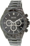 Hugo Boss Ikon Chronograph Black Dial Black Steel Strap Watch for Men - 1512961 Buy Now By Hugo Boss