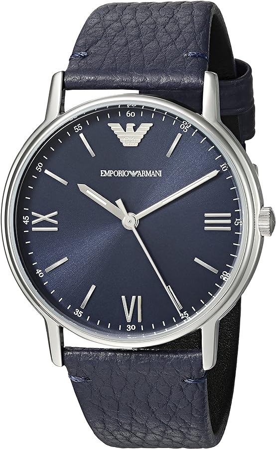 Emporio Armani Kappa Quartz Blue Dial Blue Leather Strap Watch For Women - AR11012 Buy Now By Emporio Armani