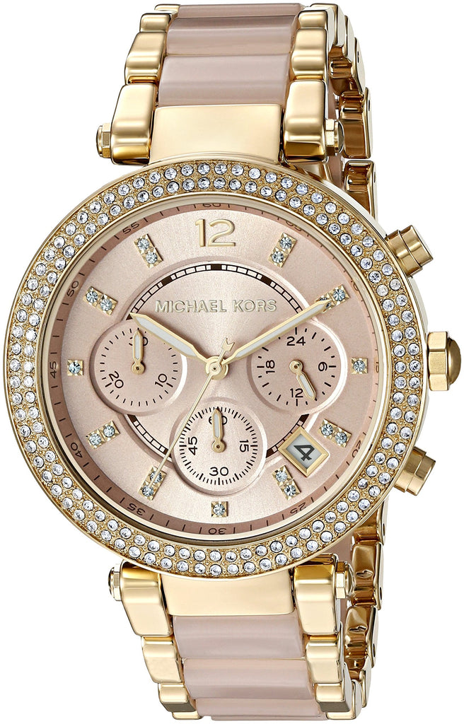 Michael Kors Parker Gold Dial Two Tone Steel Strap Watch for Women - MK6326 Buy Now By Michael Kors