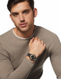 Emporio Armani Aviator Brown Dial Grey Mesh Bracelet Watch For Men - AR11141 Buy Now By Emporio Armani