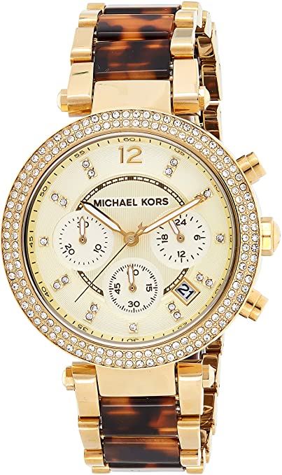 Michael Kors Parker Gold Dial Two Tone Steel Strap Watch for Women - MK5688 Buy Now By Michael Kors