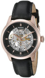 Fossil Townsman Automatic Skeleton Black Dial Black Leather Strap Watch for Men - ME3084 Buy Now By Fossil