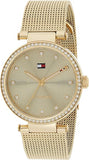 Tommy Hilfiger Lynn Quartz Gold Dial Gold Mesh Bracelet Watch For Women - 1781864 Buy Now By Tommy Hilfiger