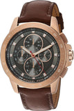 Michael Kors Ryker Analog Gray Dial Brown Leather Strap Watch For Men - MK8519 Buy Now By Michael Kors