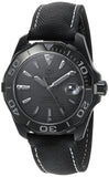 Tag Heuer Aquaracer 300 Swiss Limited Edition Black Dial Black Nylon Strap Watch for Men - WAY218B.FC6364 Buy Now By Tag Heuer