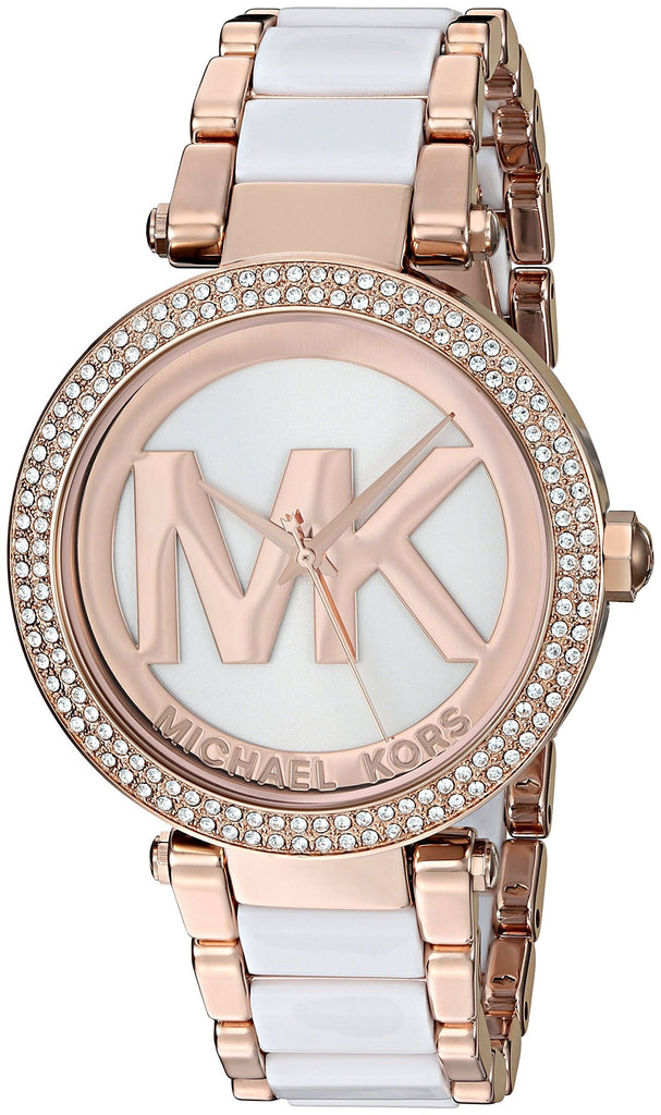 Michael Kors Parker White Dial Two Tone Steel Strap Watch for Women - MK6365 Buy Now By Michael Kors