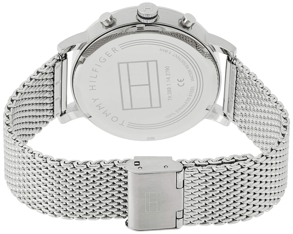 Tommy Hilfiger Evan Grey Dial Silver Mesh Bracelet Watch for Men - 1710396 Buy Now By Tommy Hilfiger