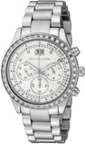 Michael Kors Brinkley Diamonds Silver Dial Silver Steel Strap Watch for Women - MK6186 Buy Now By Michael Kors