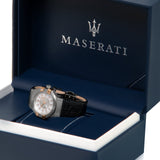 Maserati Potenza Diamonds Silver Dial Blue Leather Strap Watch For Women - R8851108502 Buy Now By Maserati