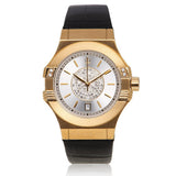 Maserati Potenza Diamonds Silver Dial Black Leather Strap Watch For Women - R8851108505 Buy Now By Maserati