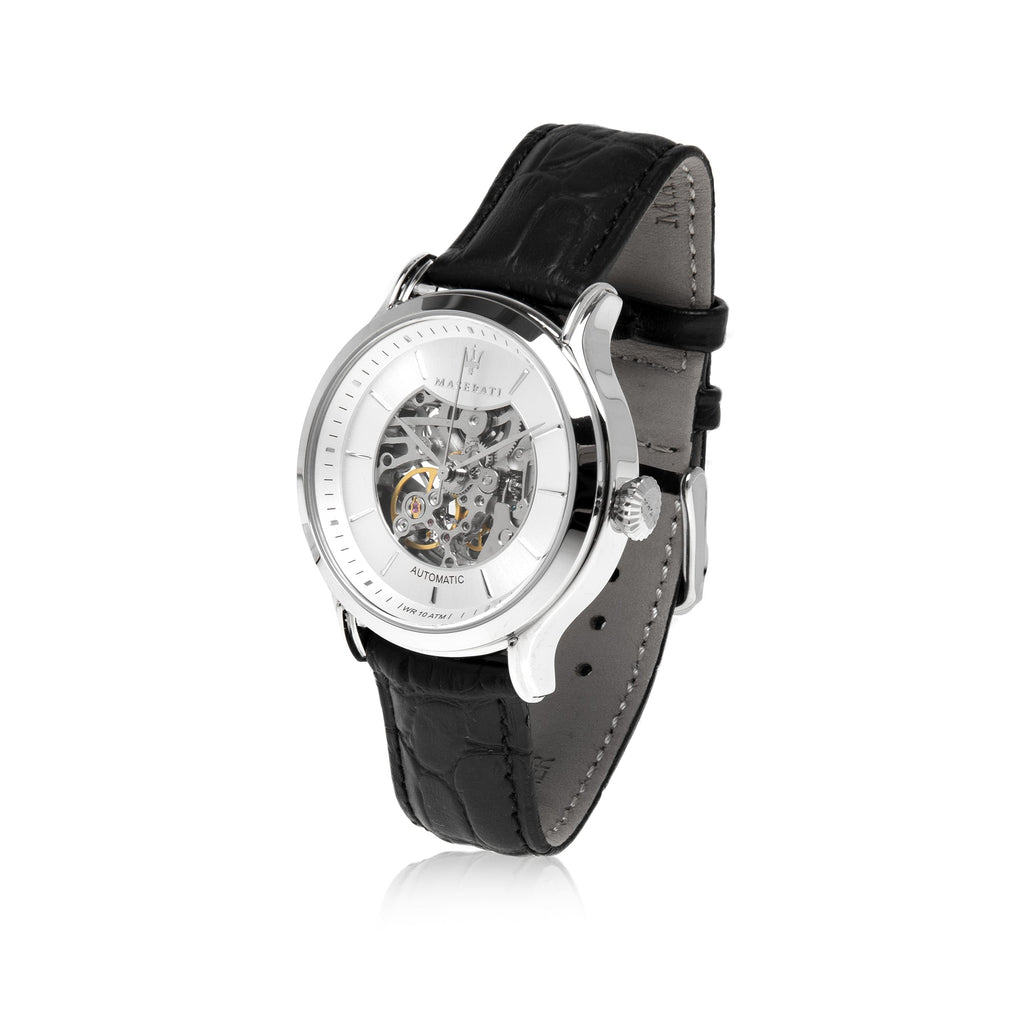Maserati Epoca Automatic Skeleton Mechanical Silver Dial Watch For Men - R8821118003 Buy Now By Maserati
