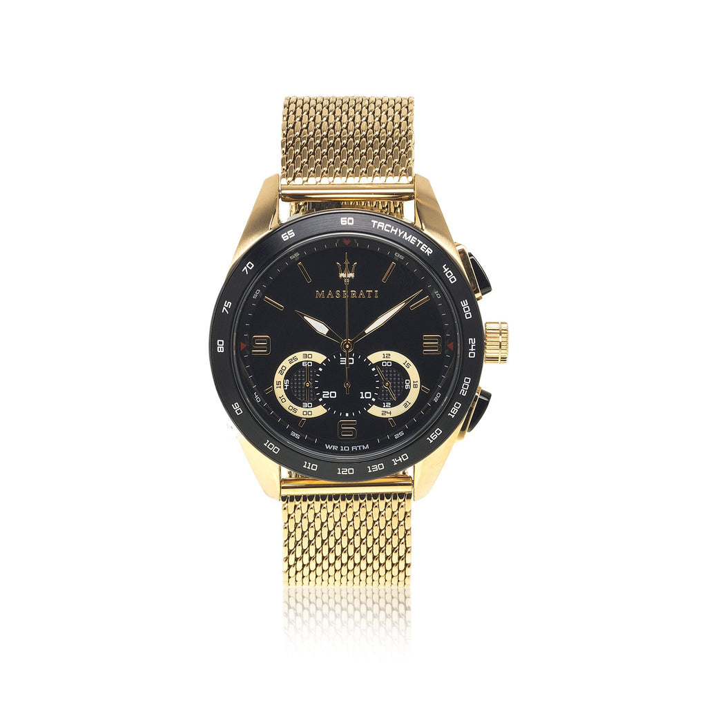 Maserati Traguardo 45mm Quartz Gold Black Dial Watch For Men - R8873612010 Buy Now By Maserati