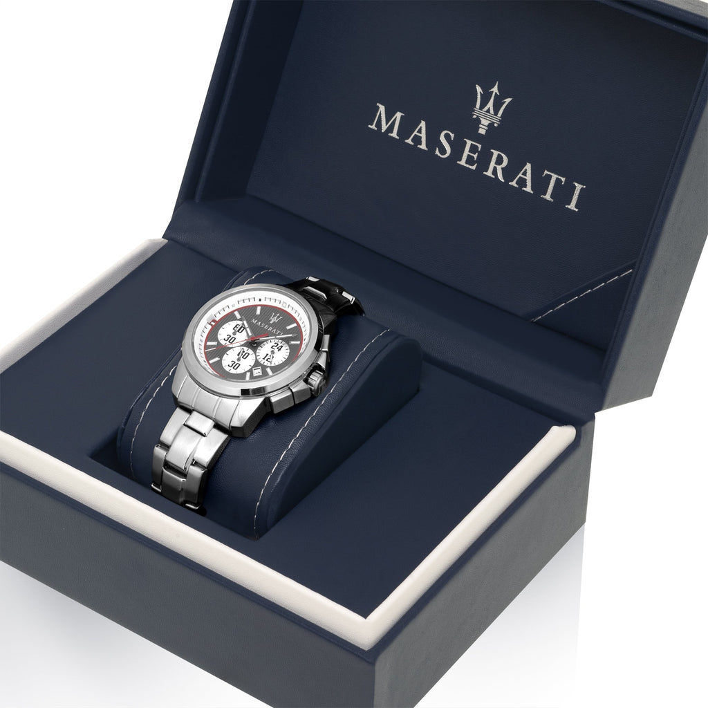 Maserati Royale Chronograph Grey Dial Silver Steel Strap Watch For Men - R8873637003 Buy Now By Maserati