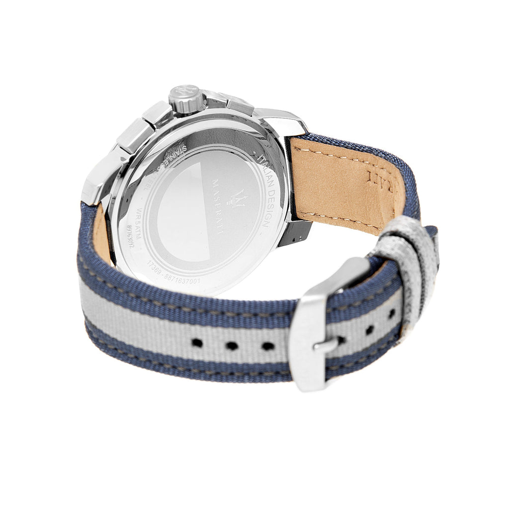 Maserati Royale 44mm Stainless Steel Fiber Strap Watch For Men - R8871637001 Buy Now By Maserati