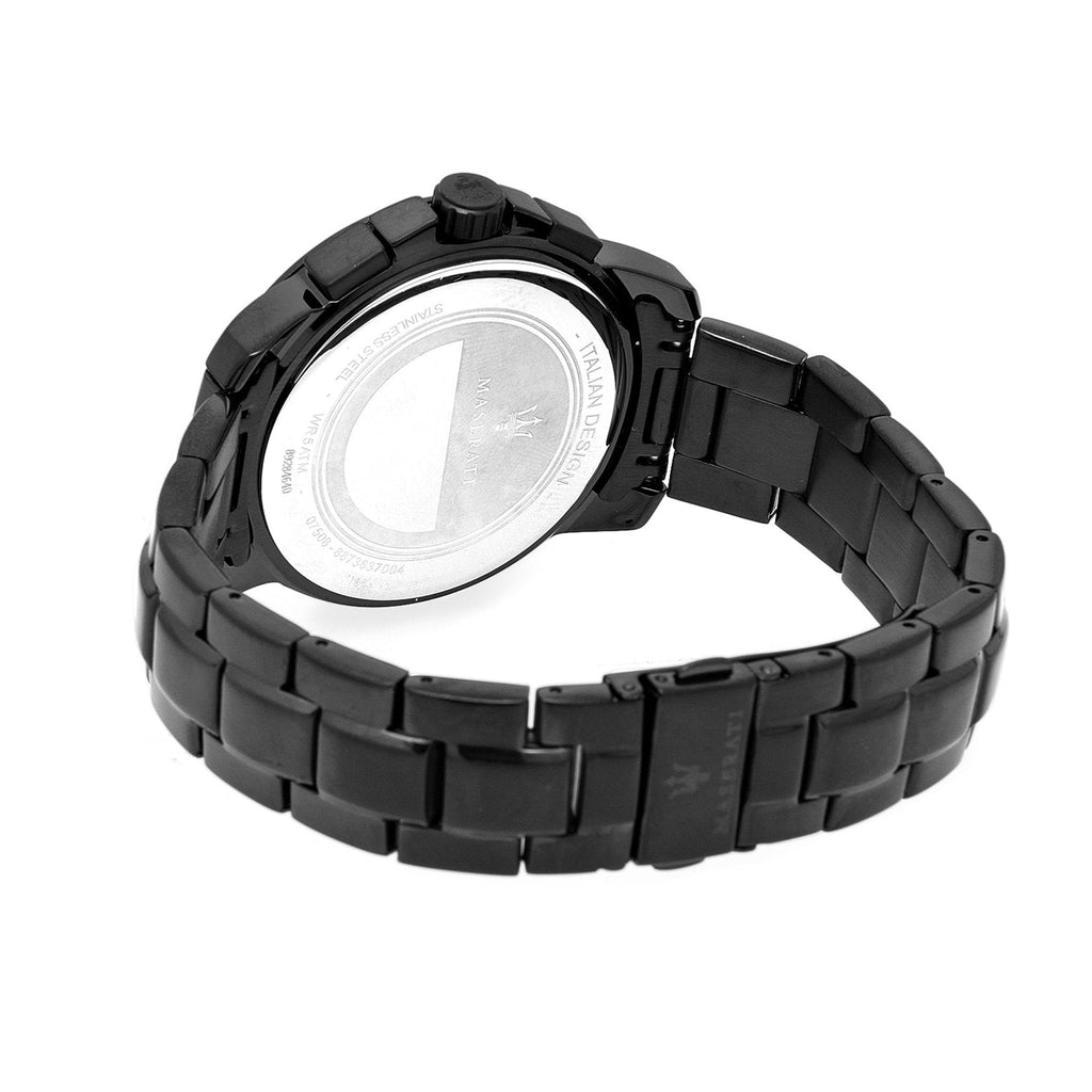 Maserati Royale Chronograph Black Dial Black Steel Strap Watch For Men - R8873637004 Buy Now By Maserati