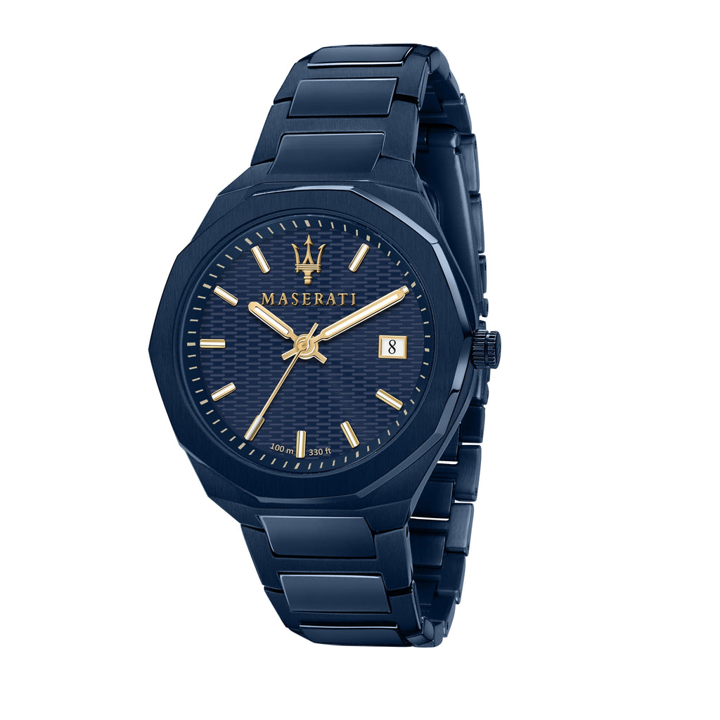 Maserati Guilloche Blue Edition 42mm Stainless Steel Watch For Men - R8853141001 Buy Now By Maserati