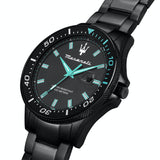 Maserati SFIDA Aqua Edition Analog Black Dial Black Steel Strap Watch For Men - R8853144001 Buy Now By Maserati