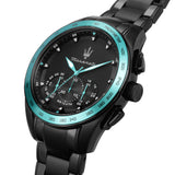 Maserati Traguardo Aqua Edition Black Dial Black Steel Strap Watch For Men - R8873644002 Buy Now By Maserati