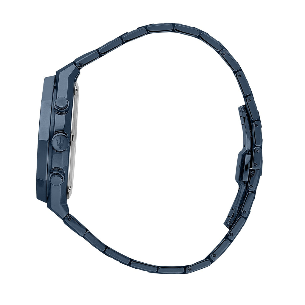 Maserati Stile Chronograph Blue Dial Blue Steel Strap Watch For Men - R8873642008 Buy Now By Maserati