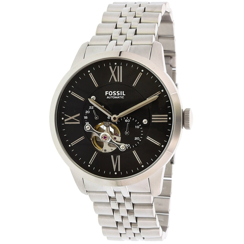 Fossil Townsman Black Dial Silver Steel Strap Watch for Men - ME3107 Buy Now By Fossil