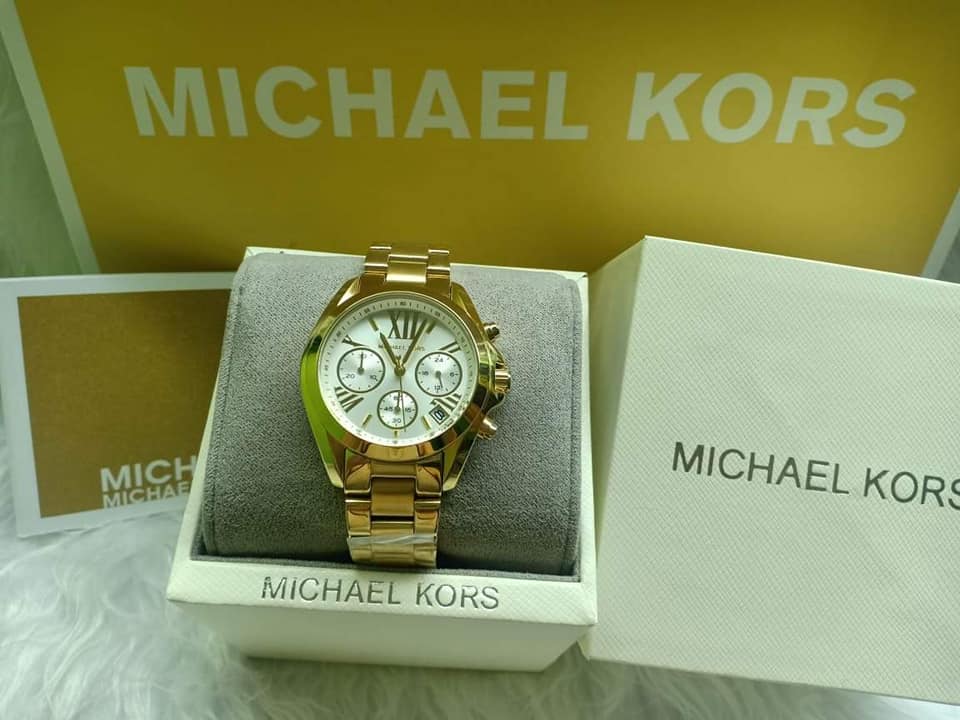 Michael Kors Lexington Quartz Gold Dial Gold Steel Strap Watch For Women - MK6267 Buy Now By Michael Kors