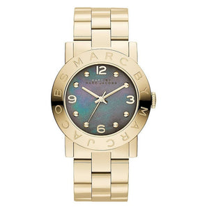 Marc Jacobs Amy Green Dial Gold Steel Strap Watch for Women - MBM8609 Buy Now By Marc Jacobs