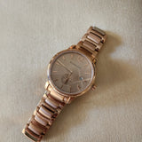 Burberry The Classic Rose Gold Dial Rose Gold Steel Strap Watch for Men - BU10013 Buy Now By Burberry