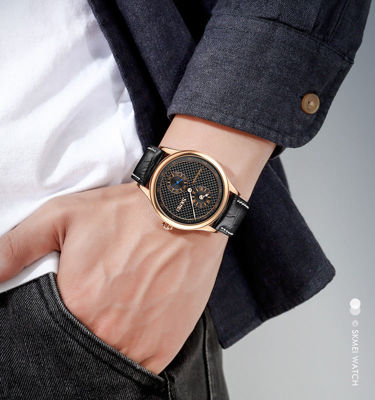 Swarovski Crystalline Hours Black Dial Black Leather Strap Watch for Women - 5295377 Buy Now By Swarovski