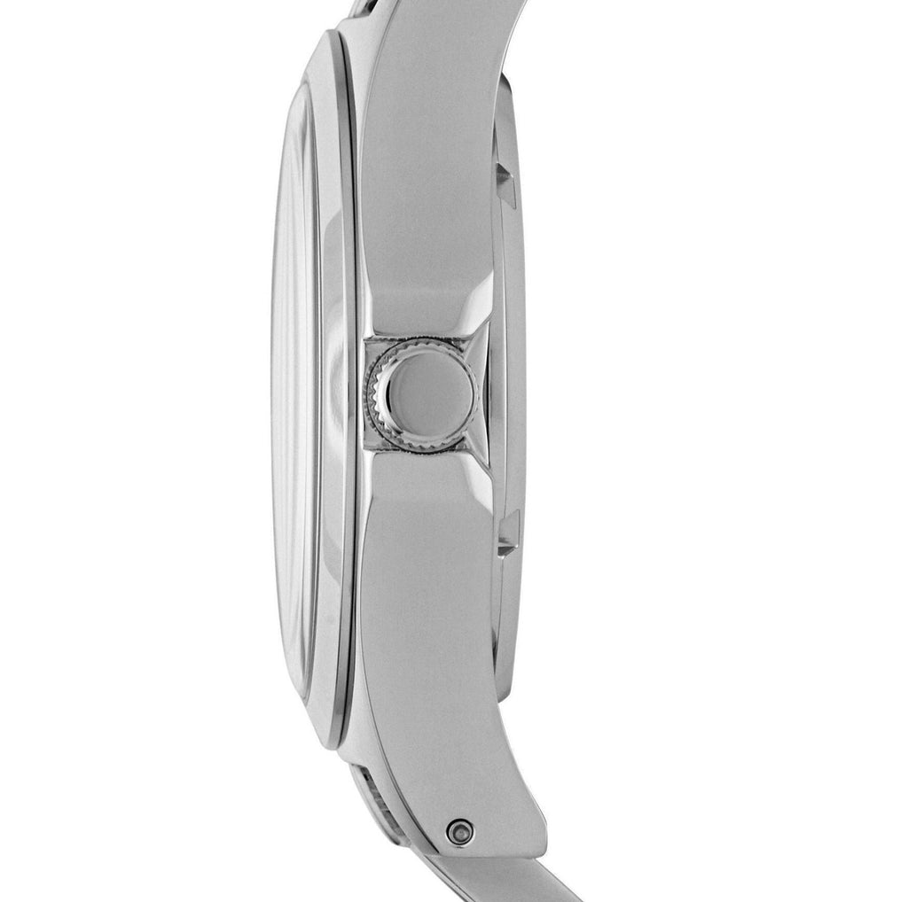 Marc Jacobs Henry Transparent Silver Dial Silver Steel Strap Watch for Women - MBM3205 Buy Now By Marc Jacobs