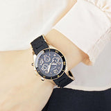 Marc Jacobs Rock Chronograph Black Dial Black Silicone Strap Watch for Women - MBM2553 Buy Now By Marc Jacobs