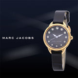 Marc Jacobs Betty Mother of Pearl Black Dial Black Leather Strap Watch for Women - MJ1513 Buy Now By Marc Jacobs