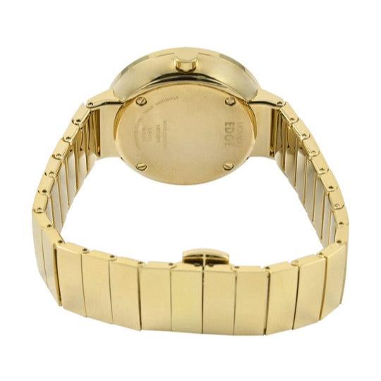 Movado Edge Gold Dial Gold Steel Strap Watch for Women - 3680014 Buy Now By Movado
