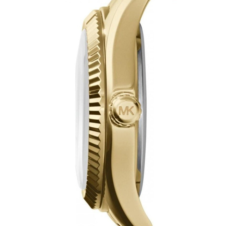 Michael Kors Lexington Quartz Pink Dial Gold Steel Strap Watch For Women - MK3270 Buy Now By Michael Kors