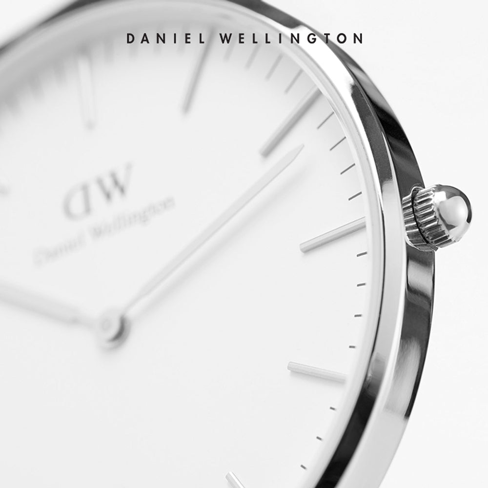 Daniel Wellington Classic Glasgow White Dial Two Tone NATO Strap Watch For Men - DW00100018 Buy Now By Daniel Wellington