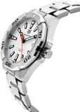 Tag Heuer Aquaracer Quartz White Dial Silver Steel Strap Watch for Men - WBD1111.BA0928 Buy Now By Tag Heuer