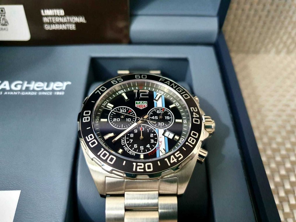 Tag Heuer Formula 1 Chronograph Black Dial Silver Steel Strap Watch for Men - CAZ101H.BA0842 Buy Now By Tag Heuer