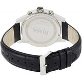 Hugo Boss Jet Black Dial Black Leather Strap Watch for Men - 1513279 Buy Now By Hugo Boss