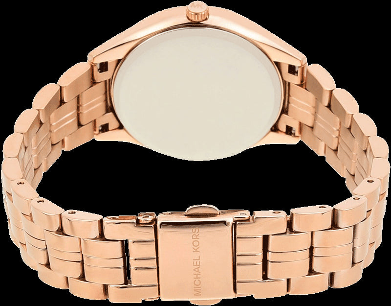 Michael Kors Lauryn Mother of Pearl Dial Rose Gold Steel Strap Watch for Women - MK3716 Buy Now By Michael Kors