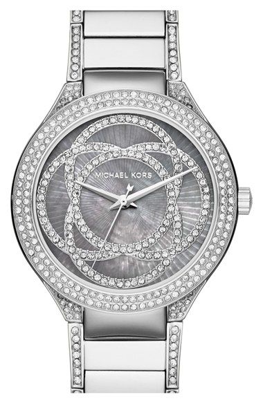 Michael Kors Kerry Mother of Pearl Dial Silver Strap Watch for Women - MK3480 Buy Now By Michael Kors