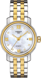 Tissot T Classic Bridgeport Automatic Mother of Pearl Dial Two Tone Steel Strap Watch for Women - T097.410.22.116.00 Buy Now By Tissot