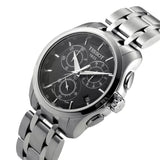 Tissot Couturier Chronograph Black Dial Silver Steel Strap Watch For Men - T035.617.11.051.00 Buy Now By Tissot