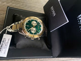 Hugo Boss Santiago Green Dial Two Tone Steel Strap Watch for Men - 1513872 Buy Now By Hugo Boss