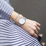 Daniel Wellington Petite Sterling White Dial Silver Mesh Bracelet Watch For Women - DW00100164 Buy Now By Daniel Wellington
