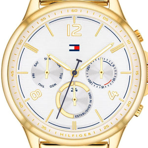 Tommy Hilfiger Harper Chronograph White Dial Gold Steel Strap Watch For Women - 1782223 Buy Now By Tommy Hilfiger