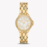 Michael Kors Camile Analog White Dial Gold Steel Strap Watch for Women - MK4801 Buy Now By Michael Kors