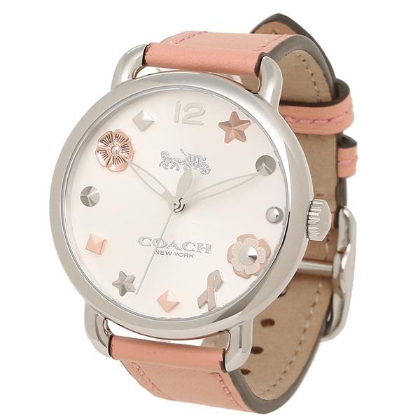 Coach Tatum White Dial Pink Leather Strap Watch For Women - 14502799 Buy Now By Coach